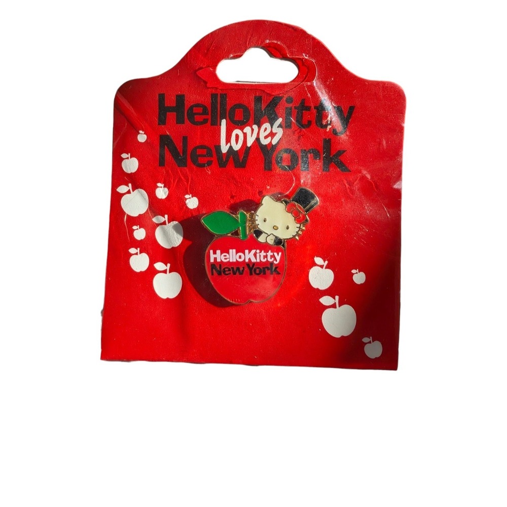 Hello Kitty Pin New York Big Apple 2006 Sanrio Germany Collectible Red